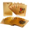 Gold Poker Playing Cards Board Games Child Kids Toys Children Toy Golden Deck Card Game Set PVC Waterproof Collect Popularity