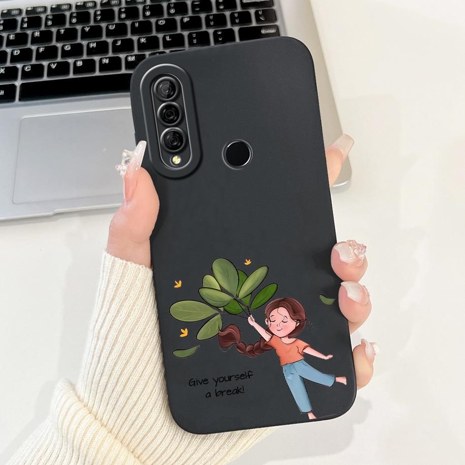 For Huawei Y6p Y 6P Case MED-LX9 Fashion Butterfly Flower Rose Soft Silicone Cover For Huawei Enjoy 20e MLD-AL10 Protective Case