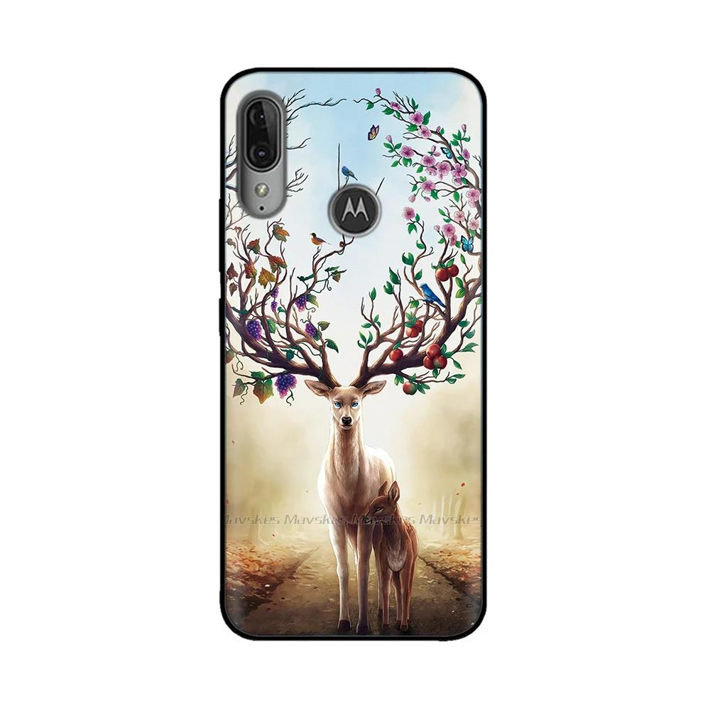 Чехол для Moto E6 Plus Мягкая черная силиконовая задняя крышка телефона для Motorola Moto E6 Play E6s 2020 Чехол-крышка для MotoE6 Plus Coque Funda