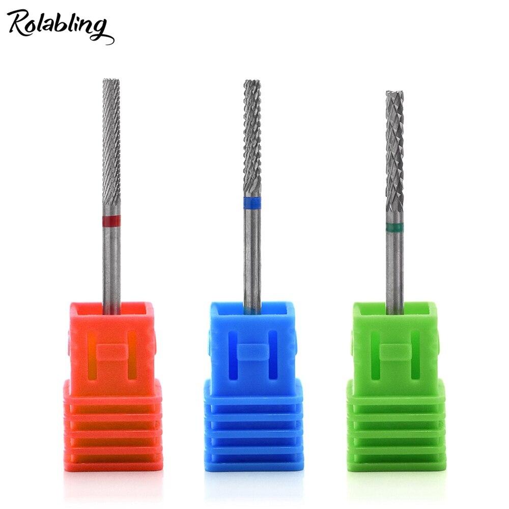 kads 15 размеров алмазные фрезы маникюрные сверла для ногтей электрическая машина для полировки УФ-геля кутикула педикюр аксессуары для ногтей