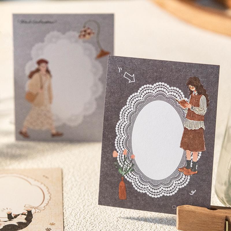Journal GO 16pages Light Dream Freehand Sketching Stickers for Collage Junk Journal Scrapbooking Decoration Vintage Decals
