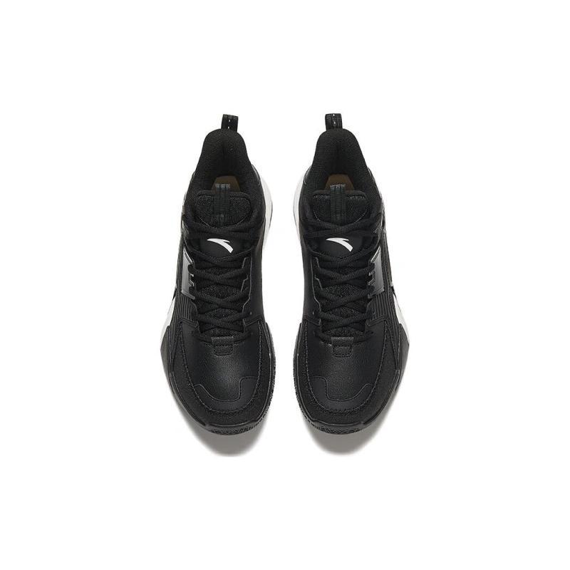 Anta Speedy 3 Прочные Дышащие Баскетбольные Кроссовки Средней Высоты Мужские Черные Кроссовки 112341604-3