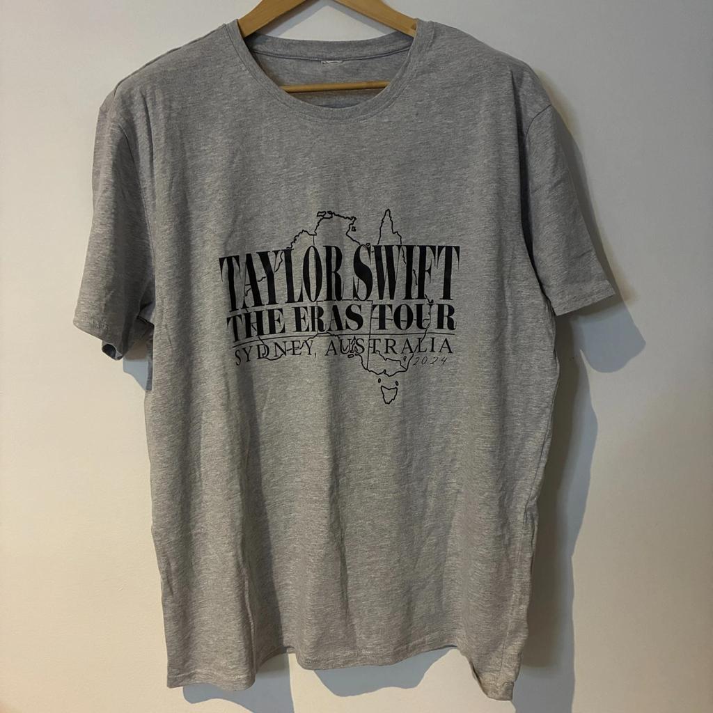 Футболка Taylor Swift Eras Tour Сидней XL Extra Large Серая Австралия 2024
