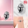 Позолоченные charms-браслеты с бусинами в виде крота, обнимающего сердце, для женщин, подходят для подвесок-charms, бусины для изготовления ювелирных изделий, подарок
