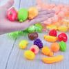 20 шт. Реалистичные Мини-модели еды Клубника Банан Искусственные модели фруктов Ананас Милая симуляция Кухонная игрушка