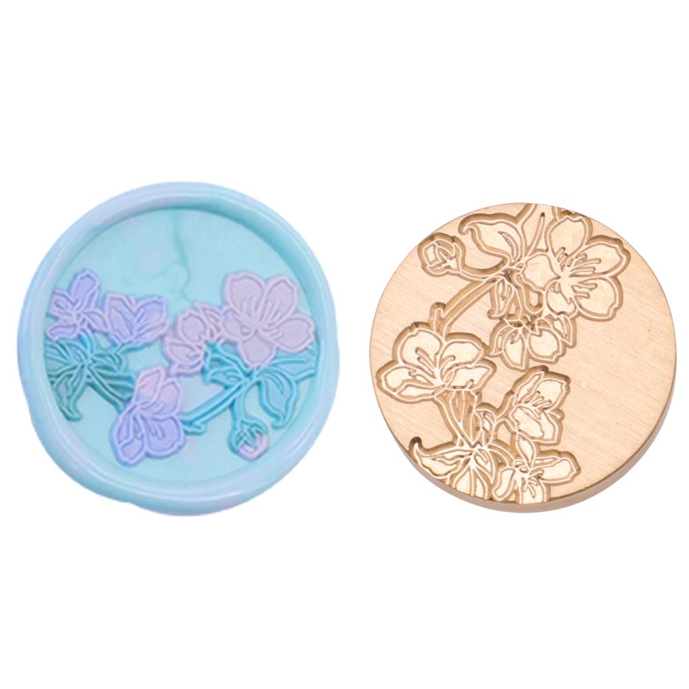 25 мм печать медная голова 3D рельефная круглая форма огненная краска медная голова DIY ручной учетный пригласительный конверт для подарка Скрапбукинг