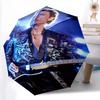Floral Elegance Stage Folding umbrella Portable travel Sun umbrella Umbrella printing