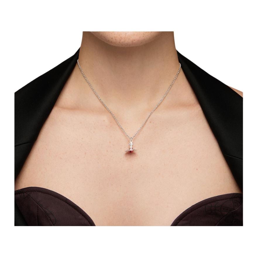 VIVIENNE WESTWOOD Латунные Ожерелья Унисекс Красные Серебряные 6302022402P186-CN001