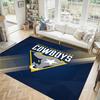 North Queensland Cowboys Design Crystal Velvet Carpet Cozy Non?Slip Printed Rug For Bedroom Living Room Entrance