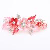 Модные женские заколки для волос со стразами, цветочные заколки, заколка для волос, весенние головные уборы