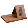 Owl Triangle Book Stand Handmade Desktop Bookend Organizer Book Rest Holder  Readers