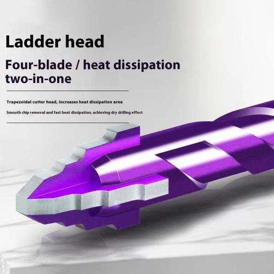 1/4/6 шт. Сверла с четырехгранной пилообразной режущей кромкой Высококачественные Зубчатые эксцентриковые сверла с четырьмя лезвиями Устойчивые к ржавчине Многофункциональные сверла