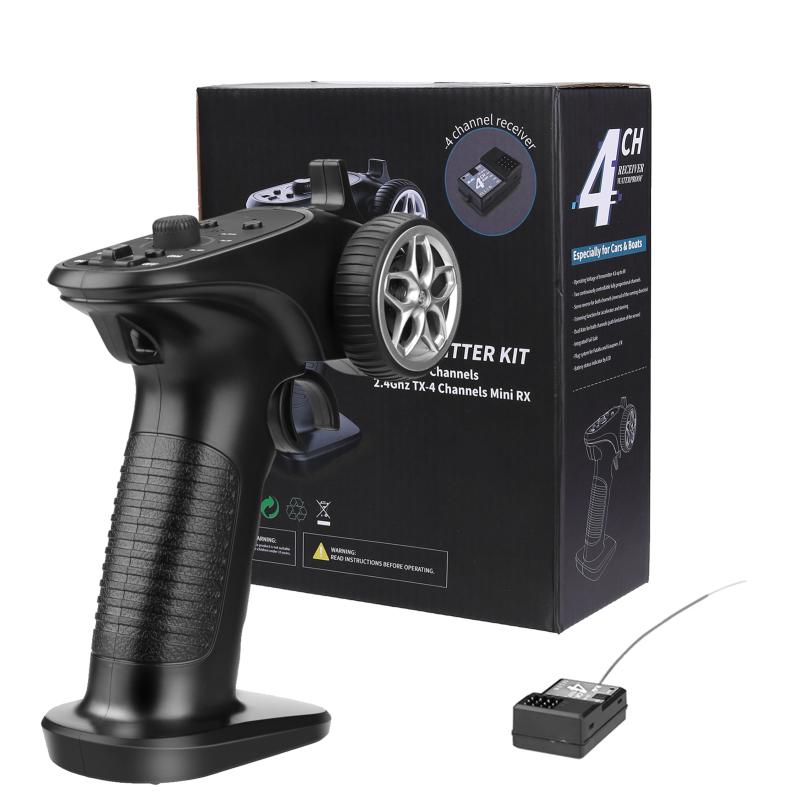 Tx4 2,4 ГГц 4-канальная радиосистема, контроллер передатчика, пульт дистанционного управления с приемником для радиоуправляемой машины, лодки Pk Tg3
