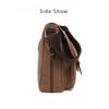 Fashion 16A Washing Canvas Shoulder Bag Retro Casual Messenger Bag Student Rucksack Crossbody Handbags for Men and Female Valentine's Day Gift