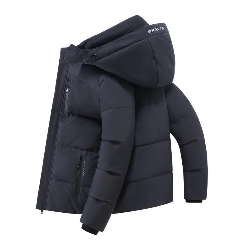 Men Hooded Casual Puffer Jackets Winter Man White Duck Down Coats Quality Male Outdoor Windproof Thicker Warm Parkas