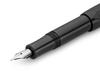 Kaweco Fountain Pen M Medium Skyline Sports Black Genuine Imported Product SSFP-BK