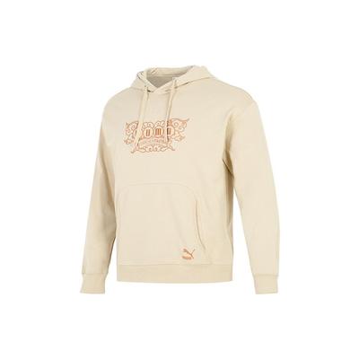 Puma Толстовка с капюшоном и карманом-кенгуру с логотипом, мужские топы Off-White 539909-12