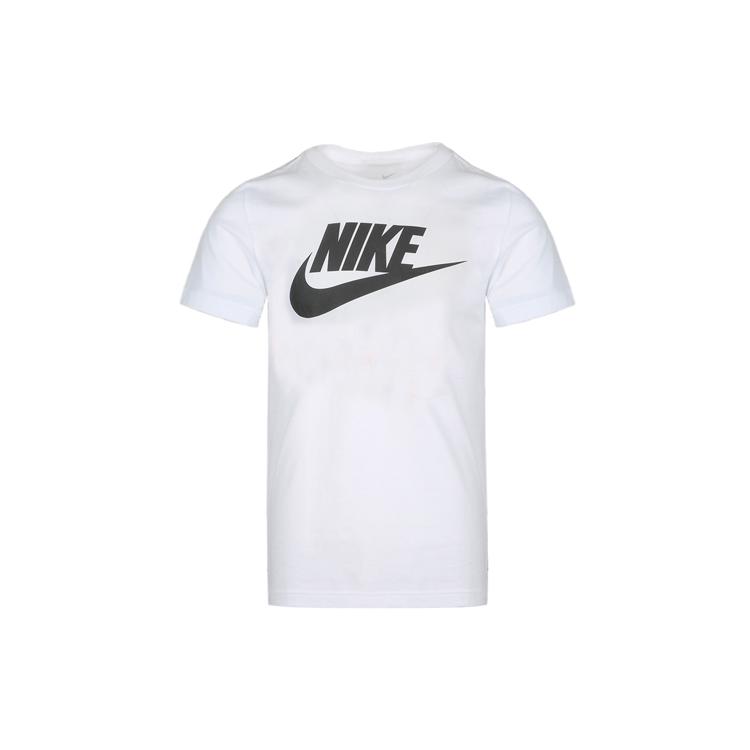 Nike Футболки Мужские Белые С Круглым Вырезом Умеренный Прямой Крой BV0629-100