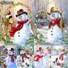 5D Алмазная картина Рождественская елка Санта Снеговик DIY Алмазная вышивка Горный хрусталь Украшение дома