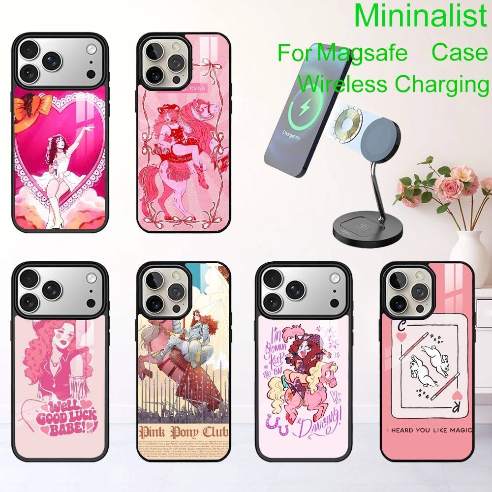 C-Chappell R-Roan Phone Case For iPhone17,16,15,14,13 Plus,Pro Max Magnetic For Magsafe Wireless Charging
