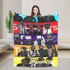 speaker man or the multiverses Blanket Quality Soft  Throw Blanket Autumn Decorative Home Decor Graphic Bedspread