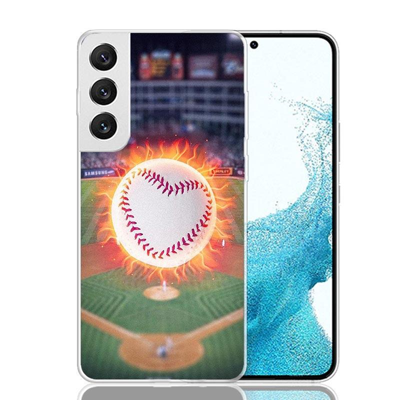 Baseball Sport Phone Case For Samsung Galaxy S26 S25 Edge S24 S23 FE S22 Ultra S21 Plus S20 + Fundas Cover Coque Galaxy S25 S24