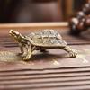 Гостиная Персональная коллекция Фигурки черепахи Латунные настольные украшения в виде черепахи Статуэтка черепахи