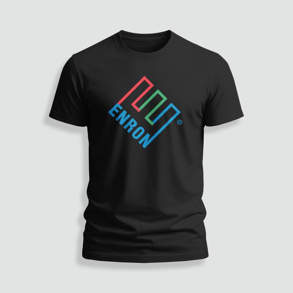 Enron Company logo funny T-Shirt Size S-5XL Made in USA