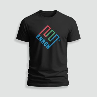 Enron Company Logo Funny T-Shirt Size S-5XL Made In USA