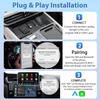 4 в 1 Smart Carplay Ai Box беспроводной адаптер Carplay Android Auto Apple Carplay автомобильный мультимедийный проигрыватель для Mazda Benz Kia VW