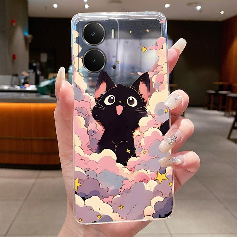 Phone Casing For Realme P3 5G Back Cover Luxury Dragon Cute Cool Boys Girls Flowers Patterns Transparent Soft Silicone TPU Case