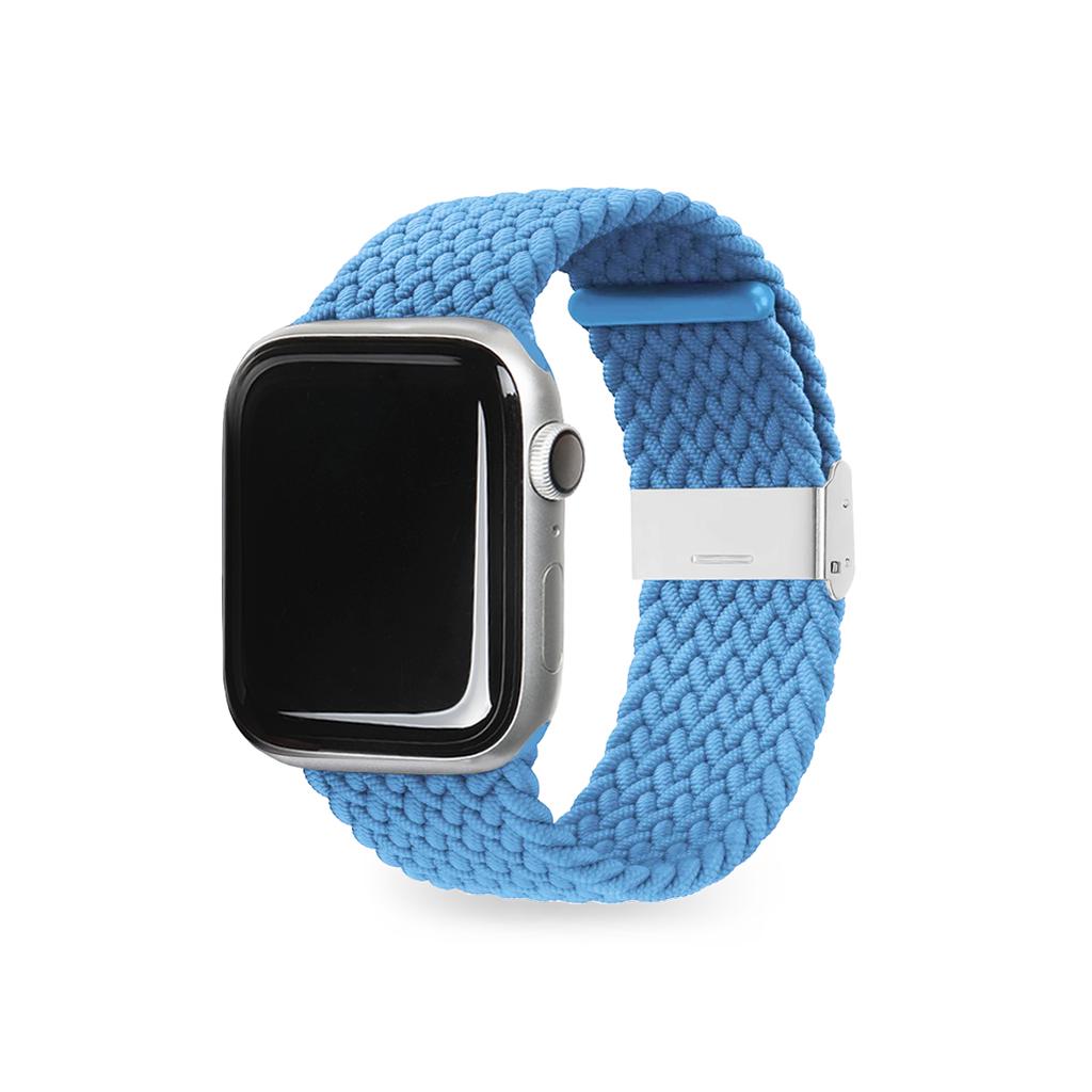 Egadeun Ремешок для Apple Watch Плетеный Сине-зеленый