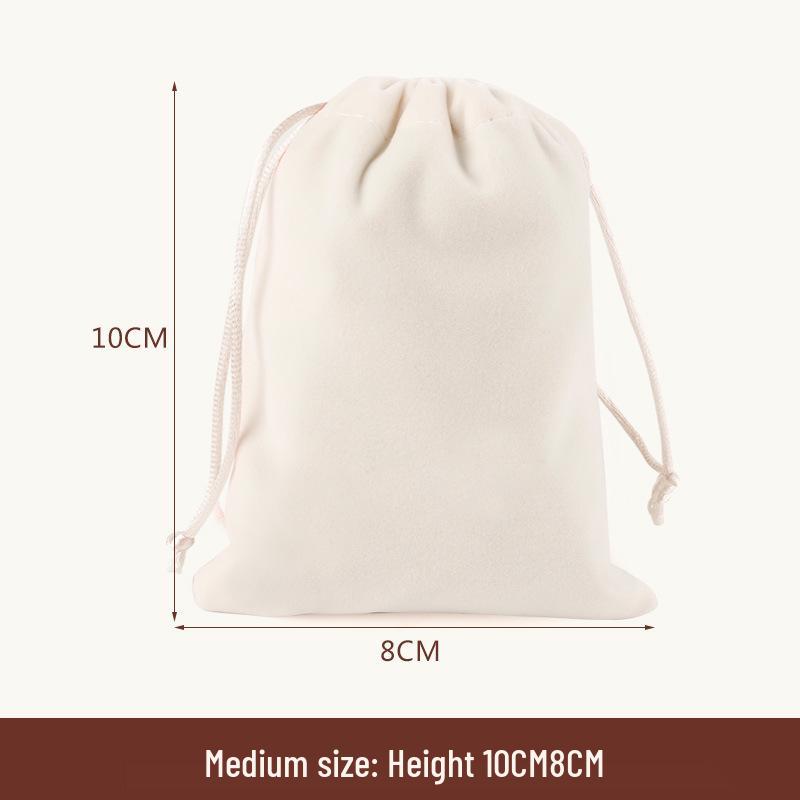 Lucky Bag Flannel and Brocade Jewelry Pouch