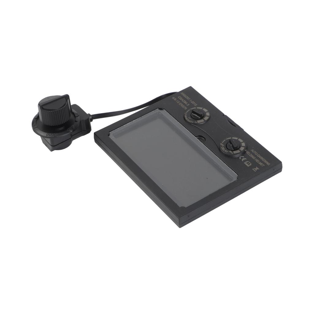 Solar Powered Automatic Darkening Welding Helmet with Replaceable Lens