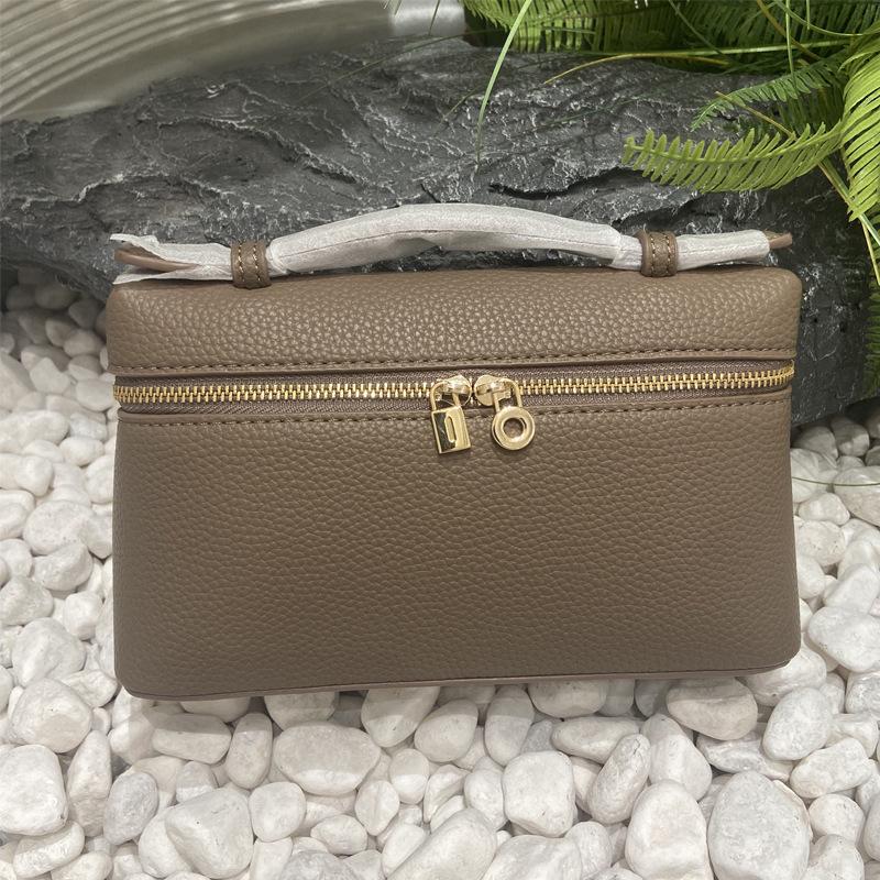 Итальянская L19 Кожа коровы с зернистой личи фактурой Сумка кроссбоди для ланча и Сумка