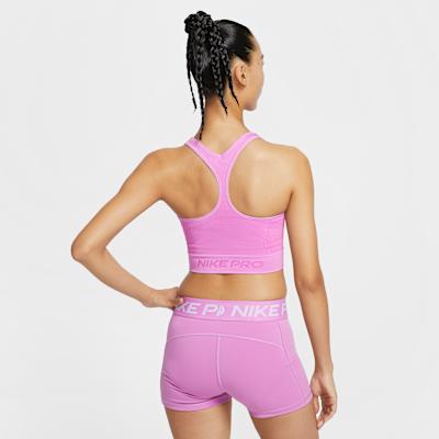 Женские спортивные майки Nike Pro Женские светло-малиновые