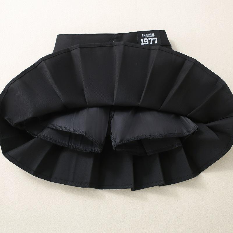 Юбка-плиссе для девочек весна/осень 2025 г.: Маленькая девочка в стиле вестерн-колледж JK