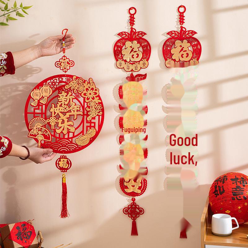 Подвески на Новый год Змеи 2025 — праздничные украшения для гостиной и талисманы удачи для праздника весны.