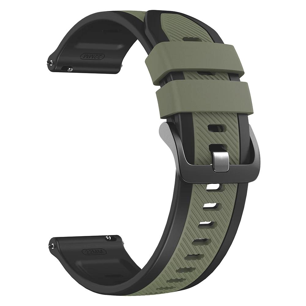 Silicone Strap For Realme Watch S 2 3 Pro 22mm Soft Smartwatch Bracelet Correa For Realme Watch S2 Two-Tone Wome Men Watch Bands
