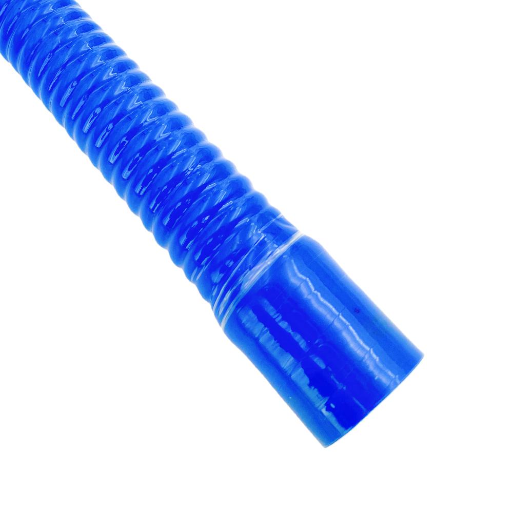 ID 16~75mm Blue Universal Silicone Flexible Hose Car Air Intake Pipe Radiator Tube Intercooler Steel wire corrugated Tube Rubber