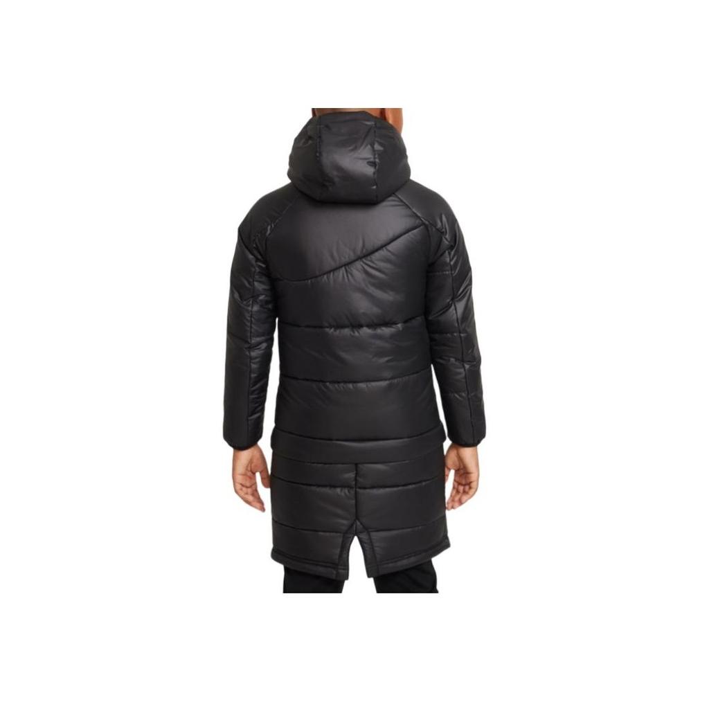 Nike Куртка из хлопка с капюшоном и застежкой-молнией с логотипом, цвет черный, детские куртки DJ6363-010