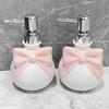 Многоразовый дозатор мыла в форме банта, шампунь, кондиционер, отдельные бутылки, дозатор жидкого мыла для ванной, раковины для рук, инструменты