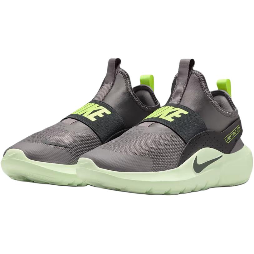 Nike Кроссовки для бега унисекс для детей Flex Runner 4 с поддержкой и возвратом энергии, низкие, темно-серый/черный, IF2893-007