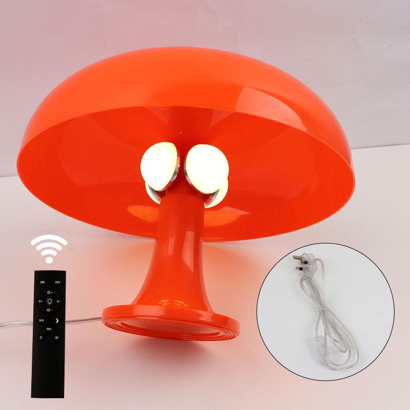Italian Mushroom Table Lamp - Nordic Minimalist Decorative Night Light for Study & Bedroom
