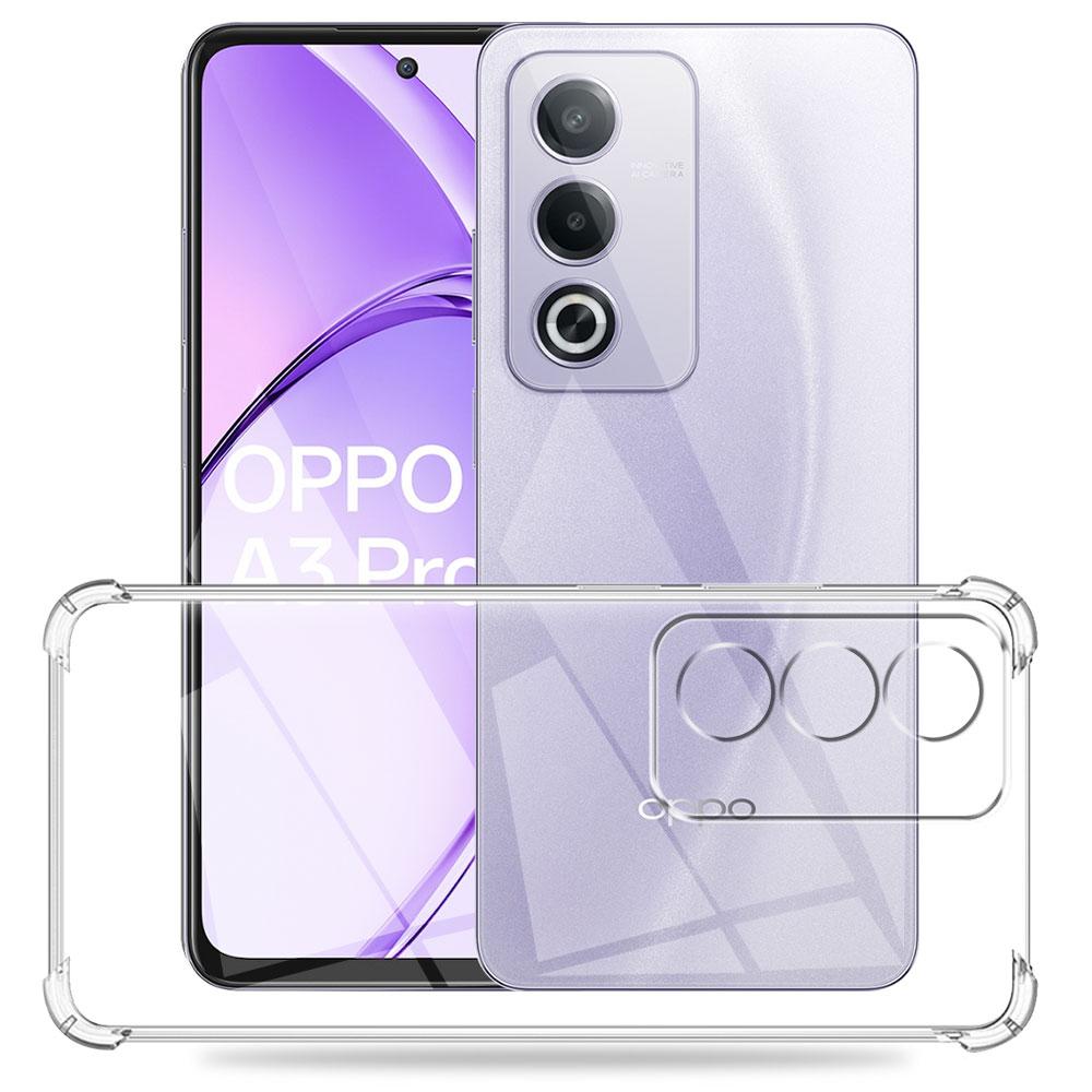 Для Oppo A3 Pro 5G 6300 Чехол Прозрачный Противоударный Силиконовый Мягкий Чехол для Телефона Для OPPO A3 Pro A3Pro 5G 6.67" CPH2639 Защита Задней Крышки