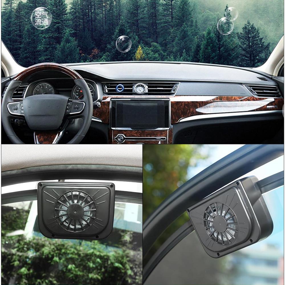 Охладитель на солнечной энергии, быстро вращающийся вентилятор для окна автомобиля, солнечный оконный вентилятор, портативный вентилятор для автомобиля, вентилятор на солнечной энергии для