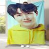 Чон Хосок J Hope Kpop B-BTS Фланелевое одеяло, Ультрамягкий теплый плюшевый плед для дома, спальни, кровати, дивана, офиса, кемпинга, подарок