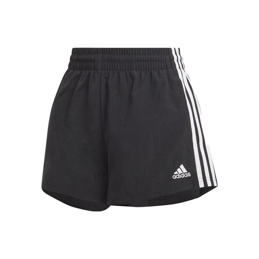 adidas Женские черные спортивные шорты для тренировок с тремя полосками HT3397