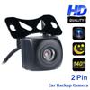 1080P HD Rear View Camera 140° Car Reverse Camera Cable 2 Pin Vehicle Camera Waterproof Night Vision Backup Parking Rearview Len