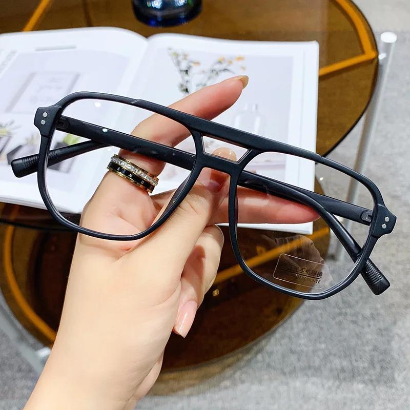 Transparent Computer Eyeglasses Frames Female Male Anti- Blue Lightweight square Eyewear Blocking Eyeglasses Optical Spectacle Eyeglass